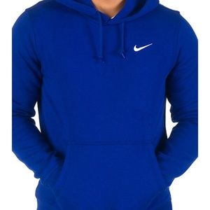 Nike Mens Royal Blue Pullover Hoodie 